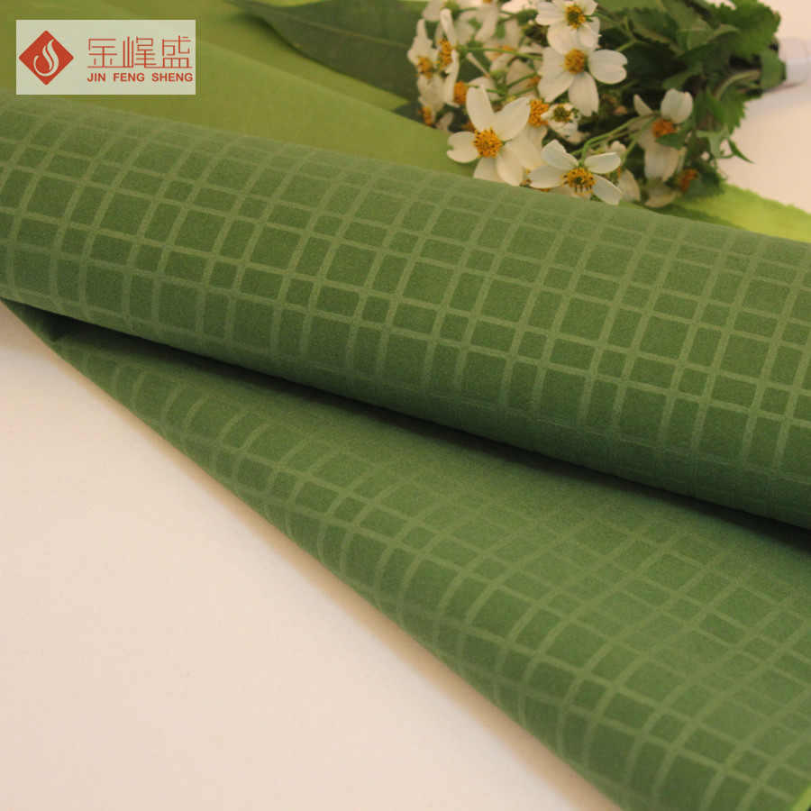 绿色绸布植绒布