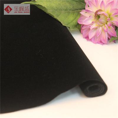黑色水刺短毛植绒布（B00.D1.0600）