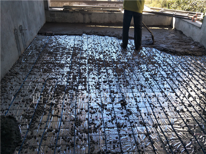 电地暖混凝土垫层回填