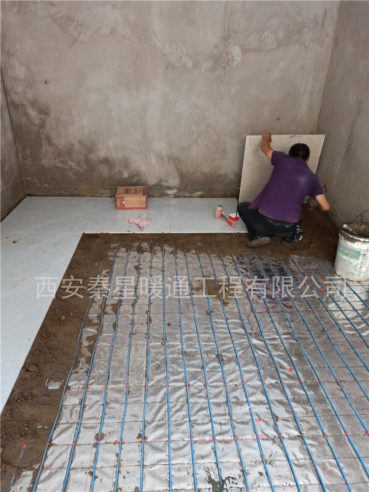 窑洞电地暖安装