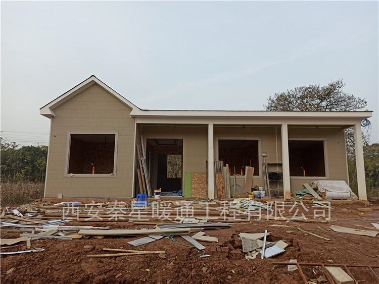 轻钢别墅电地暖安装