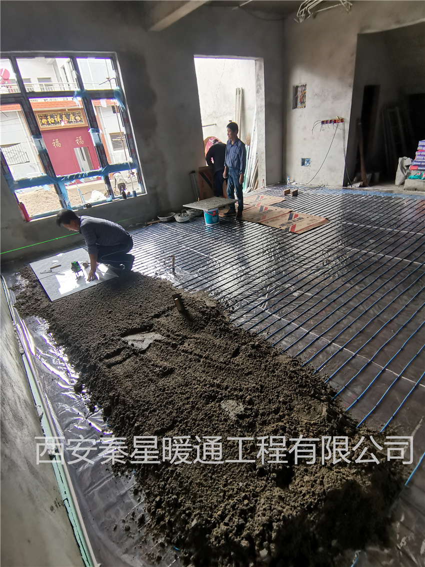 自建房电地暖安装