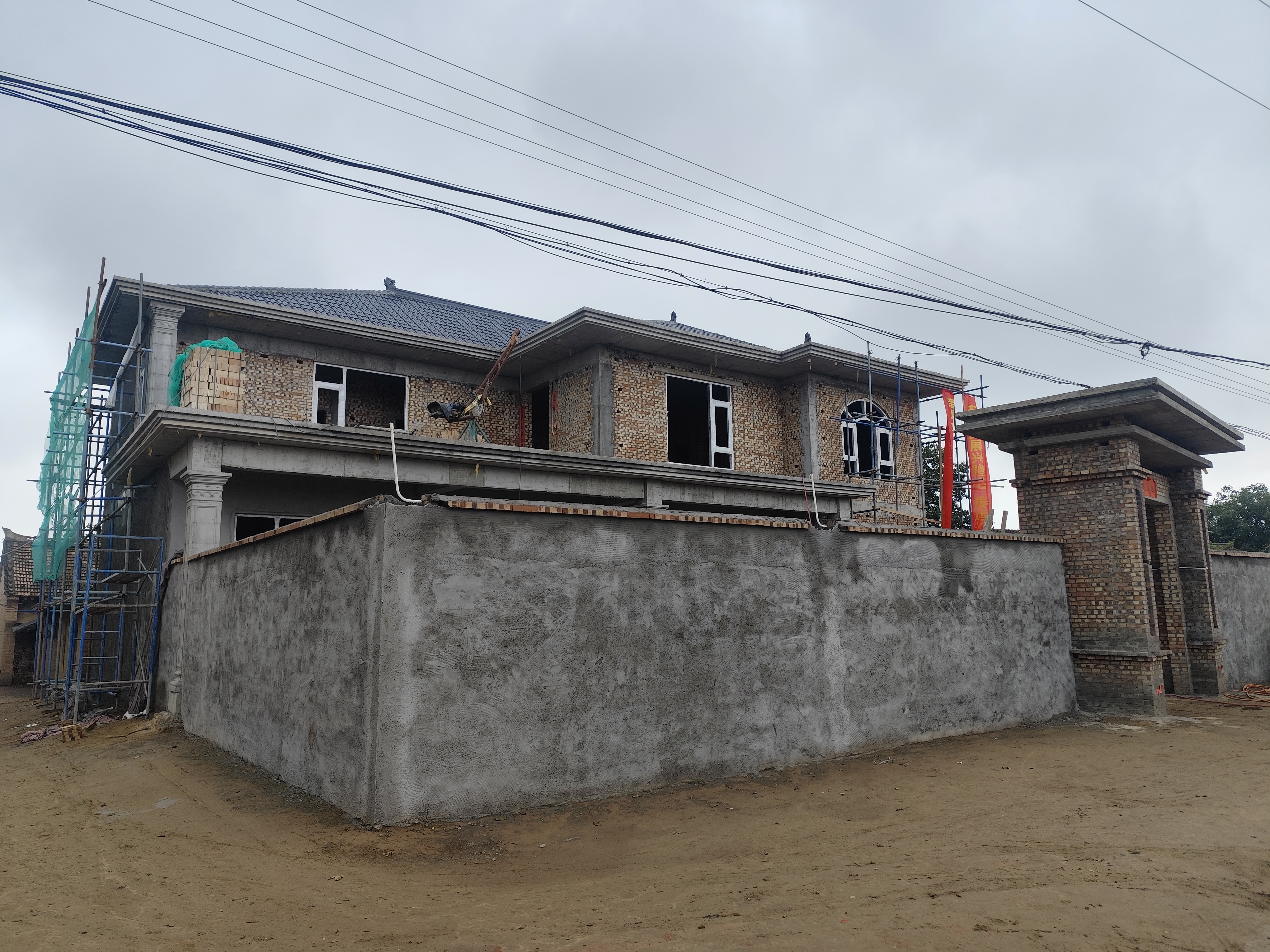 咸阳彬州北玉村自建房电地暖安装